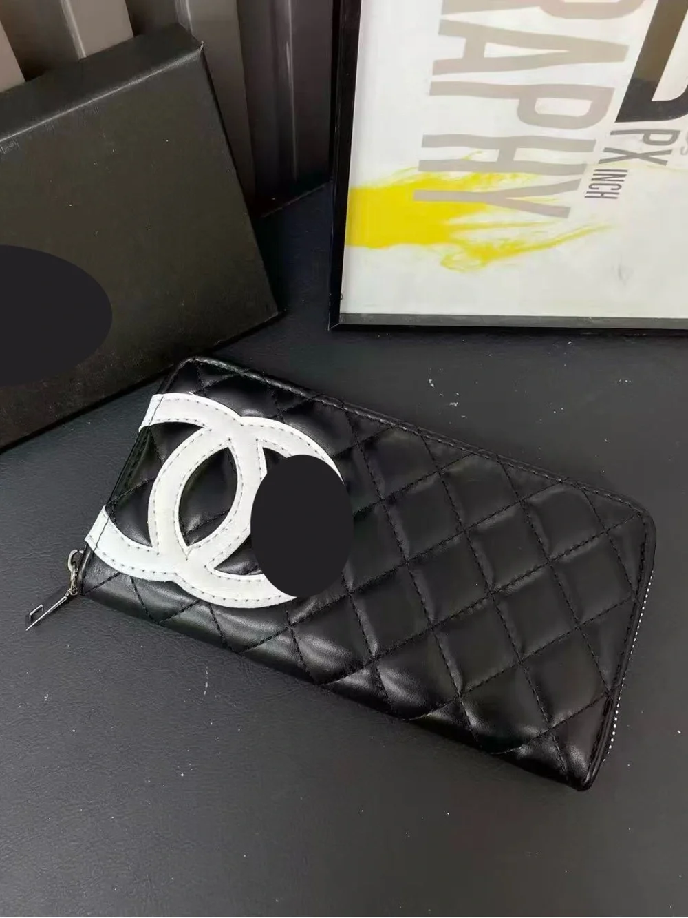 New women’s black fashion wallet